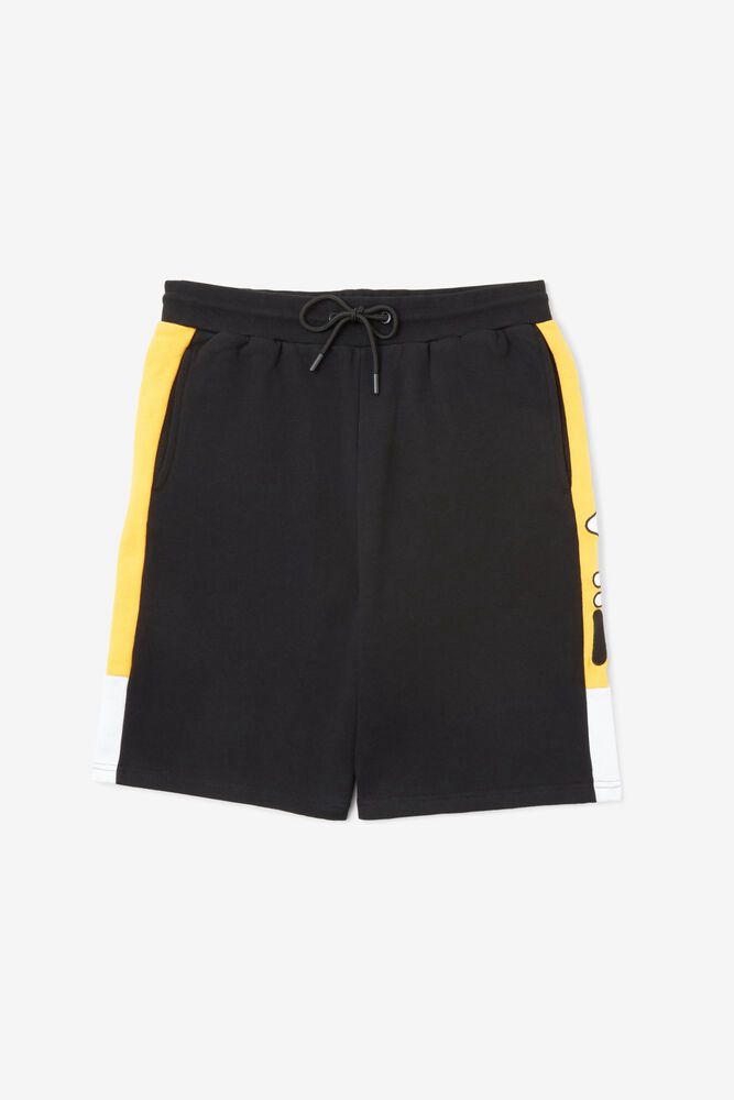 Fila Shorts Mens Black - Roy - Philippines 3174608-WQ